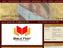 Tablet Screenshot of ctkcathedral.org